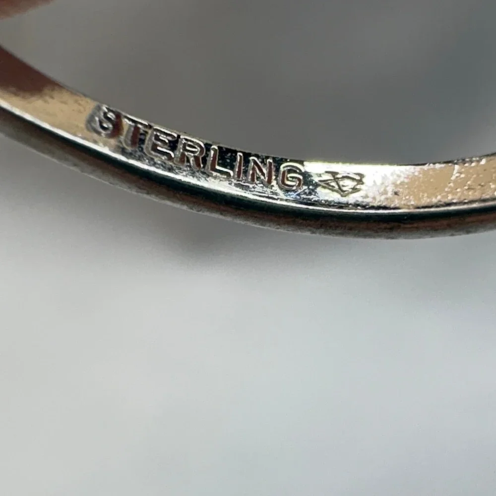 Unbranded Band Ring Mens Size 10 Silver Good Textured Sterling Silver Slim